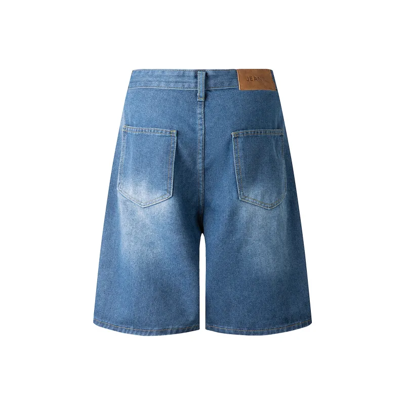 T IRA Denim Shorts Unisex-3