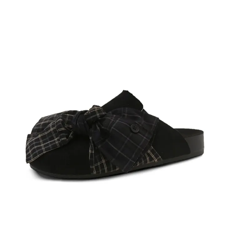 AFJI Rubber Sole Abrasion Resistant Closed Toe Slippers Women's-9