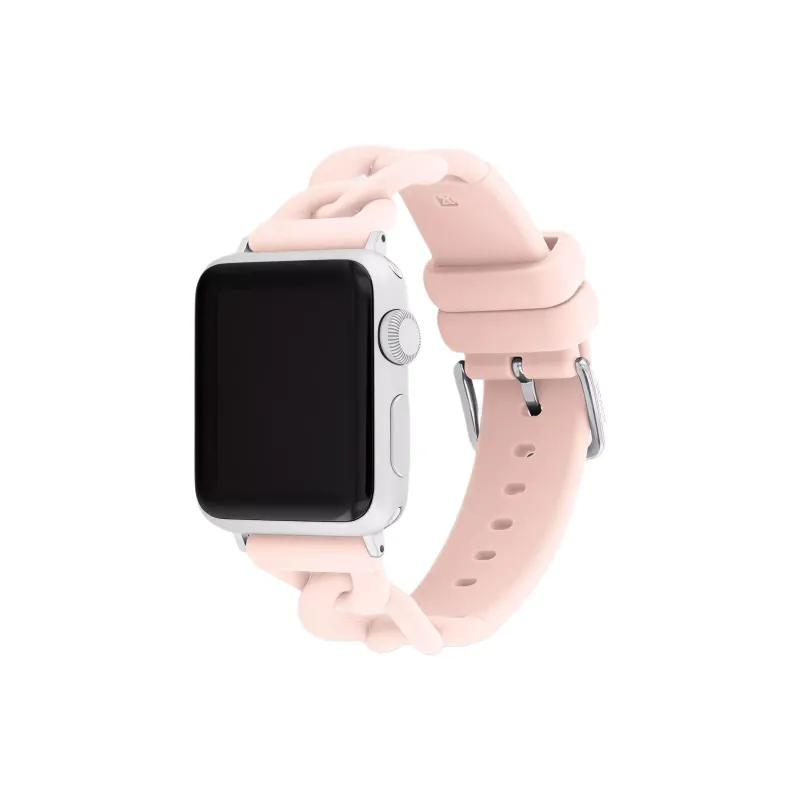 COACH Apple Compatibility Watch Band 40mm Rubber Material-0