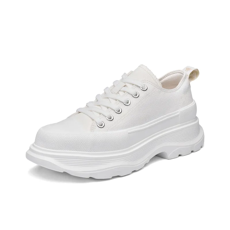 Kappa Back to Back Low Top Skateboard Shoes Women's Classic White-2