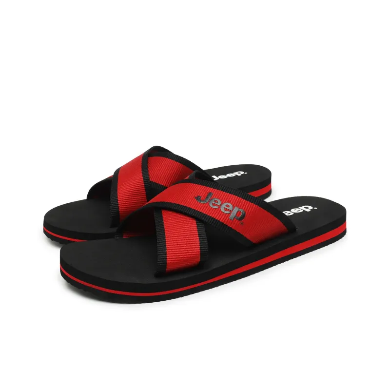 Jeep Slip Resistant Odor Resistant Slide Slippers Unisex-12
