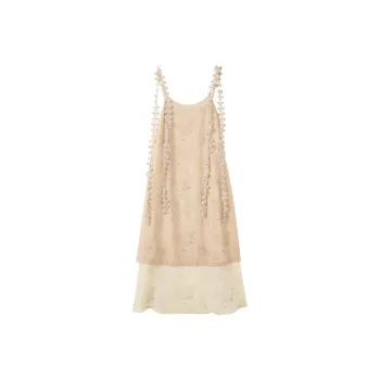 3COLOUR Slip Dresses Women's Coffee Beige