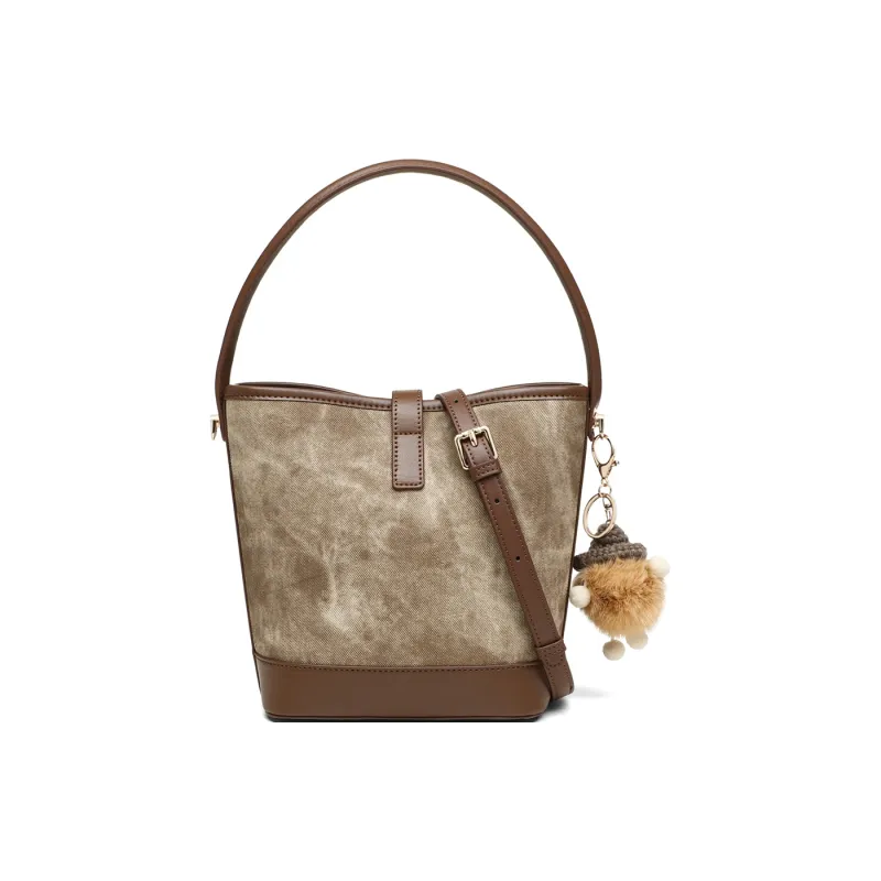 PT'SON Synthetic Leather Shoulder Bag, Crossbody Bag, Handbag Regular Women's Coffee-6