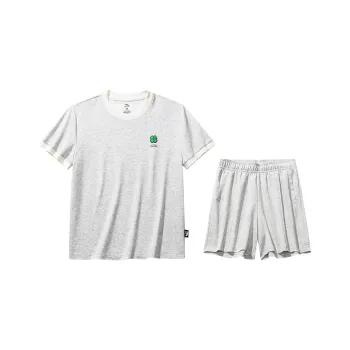 Anta x CHAOJIZHIWU,LIANMINGKUAN Life Collection Casual Suit Women's Gray Heather Gray