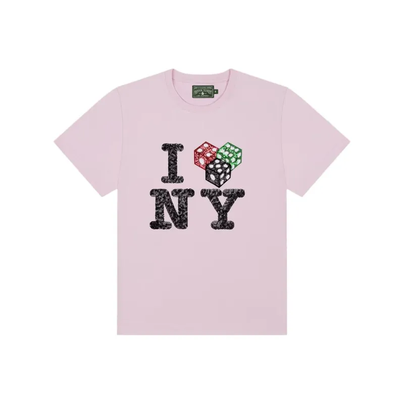 Denim Tears T Shirts Unisex Pink-0