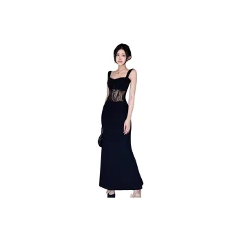MIMOSA CHUR Slip Dresses Women's Black