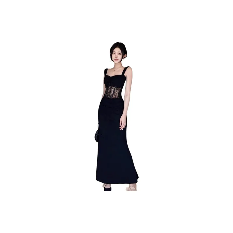 MIMOSA CHUR Slip Dresses Women's Black-0