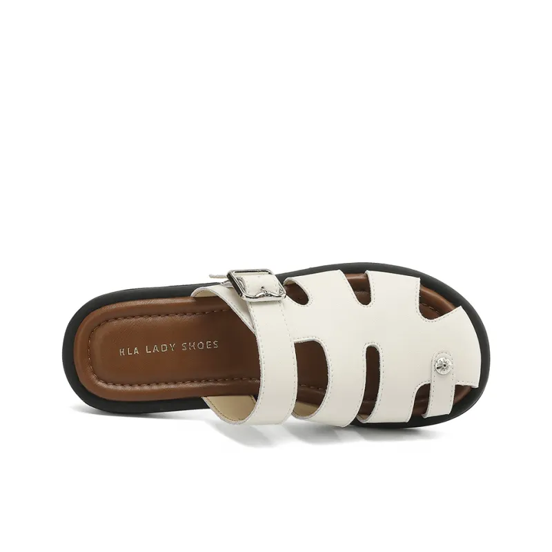 HLA Odor Resistant Closed Toe Slippers Women's-7