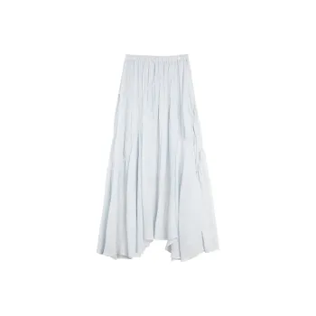 ELLE Casual Long Skirts Women's Blue