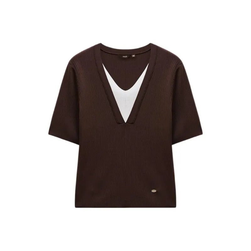 INSUN Knitwear Women's Coffee-0