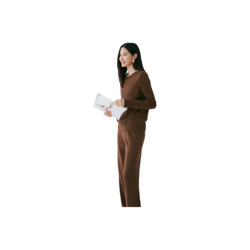 INSUN Casual Pants Women's Camel-2