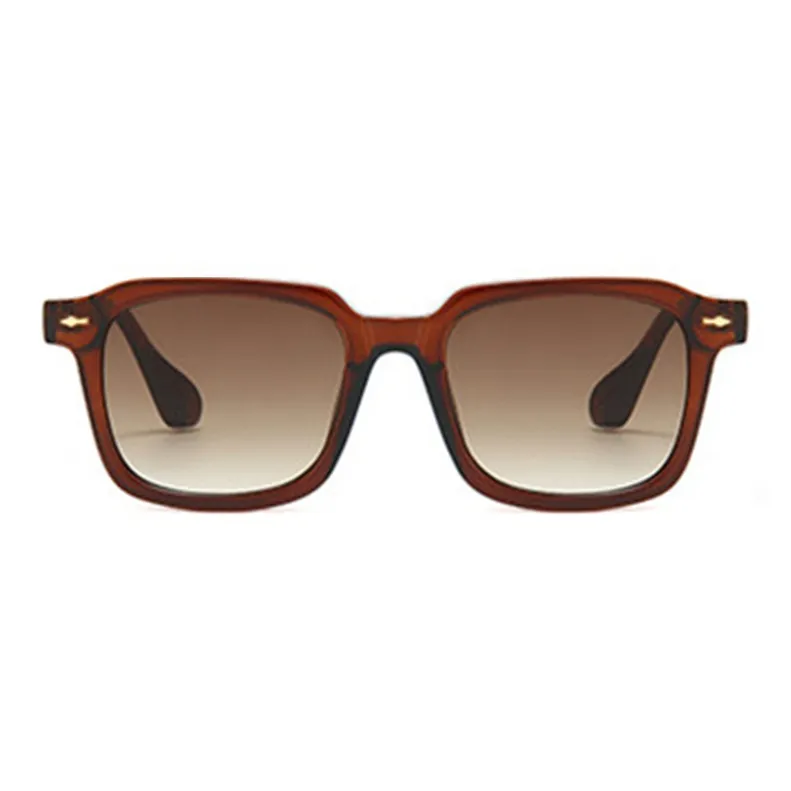 PRETTYALLUSION PC Square Sunglasses Unisex-3