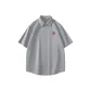 [Stain-Resistant Shirt]Light Gray (with Red Seal Chest Logo)