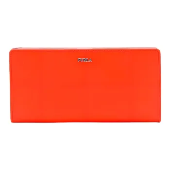Furla Fulla Calfskin Wallet Women's Orange
