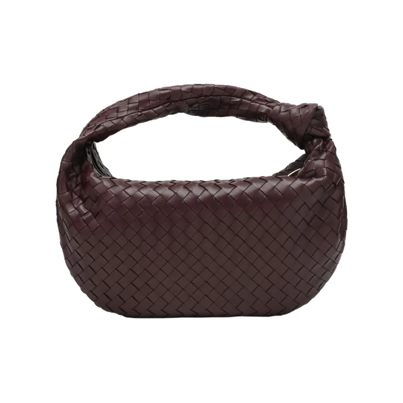 Bottega Veneta JODIE Leather Handbag Women's Brown-2