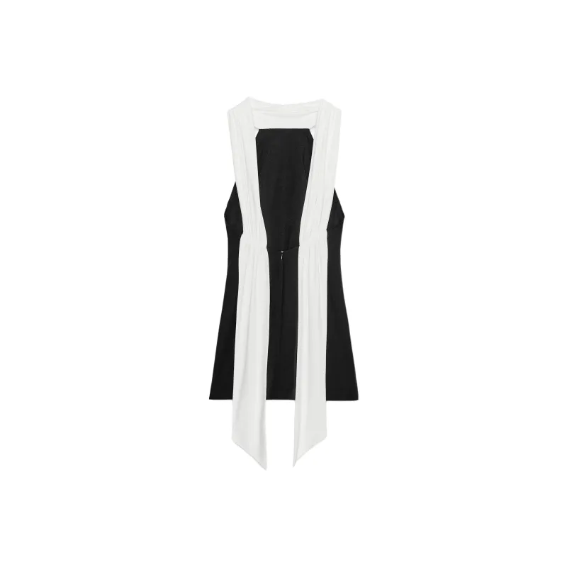 ZARA Sleeveless Dresses Women's Black-1