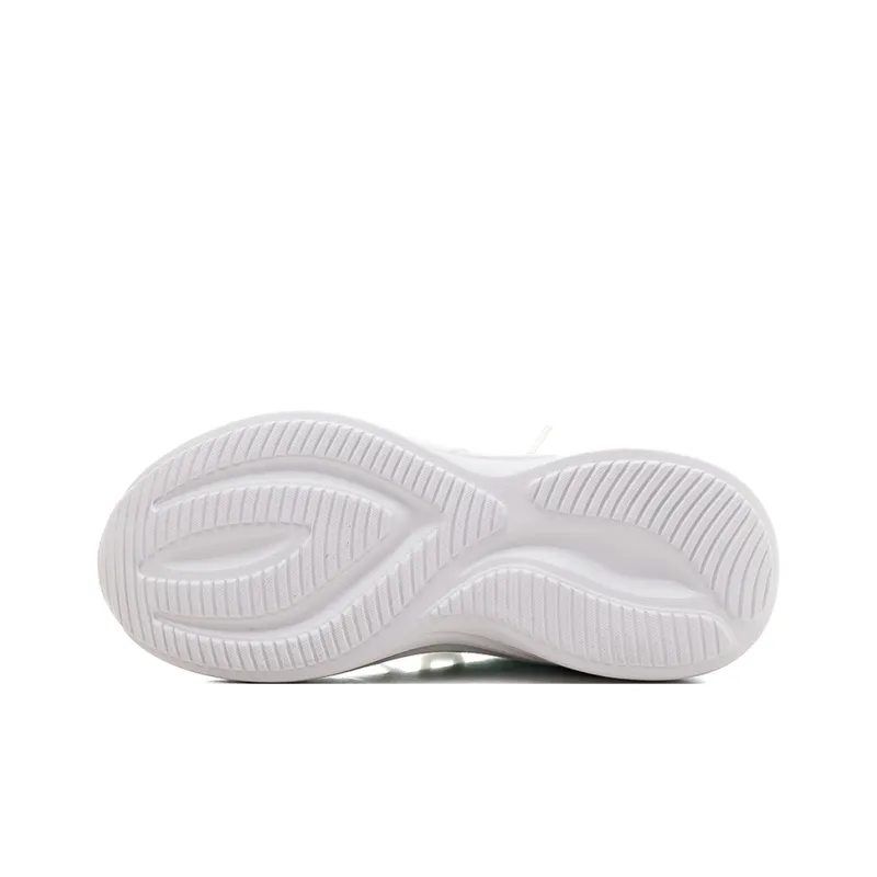 HUANQIU Cushioning, Breathable, Supportive Low Top Casual Running Shoes Women's White Blue-4