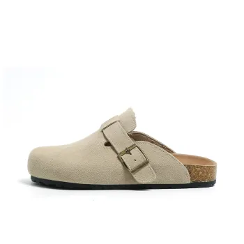 FOREVER 21 Odor Resistant Abrasion Resistant Slip Resistant Closed Toe Slippers Women's Khaki