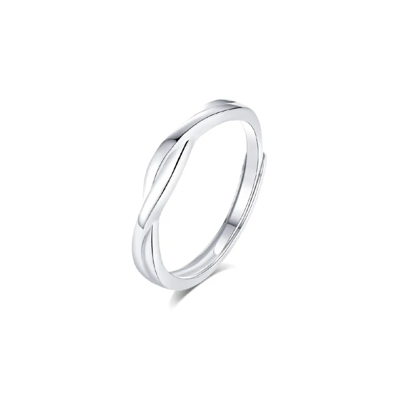 KUMET Sterling Silver Rings Unisex-5