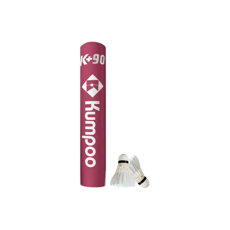 KUMPOO Goose Feather Shuttlecock 12 Pack Goose Feather All Round Goose Feather Shuttlecocks-1