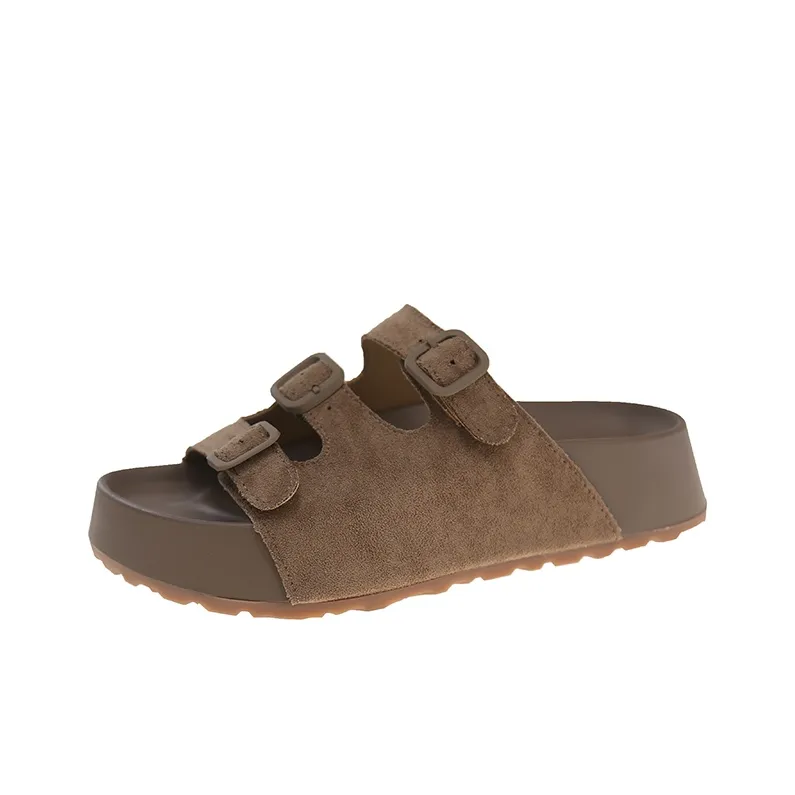 WUJI Slip Resistant Abrasion Resistant Slide Slippers Women's-12