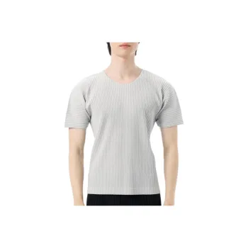 Homme Plissé Issey Miyake T Shirt Men's Gray
