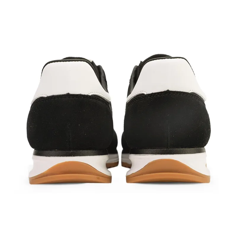 GLO BULL Slip Resistant, Breathable, Lightweight Low Top Casual Shoes Men's Black White-4