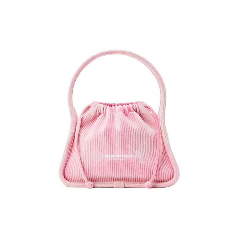 Alexander Wang Ryan Cotton Handbag Trumpets Women's Light Pink-0