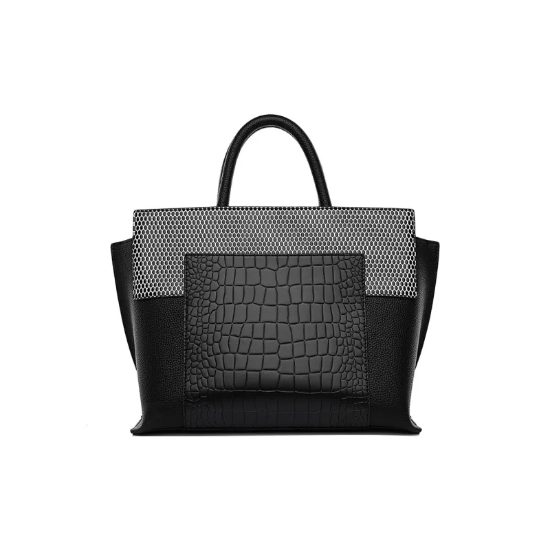 Boniu Pu Handbag Regular Women's Black-0