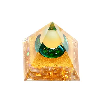Moon Jewelry Crystal Pyramid Ornament Unisex