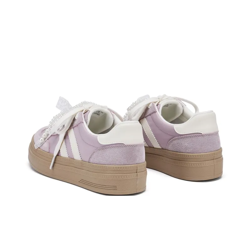 Hotwind Virtue Collection Ballet Style German Army Trainers Low Top Skateboard Shoes Women's-8