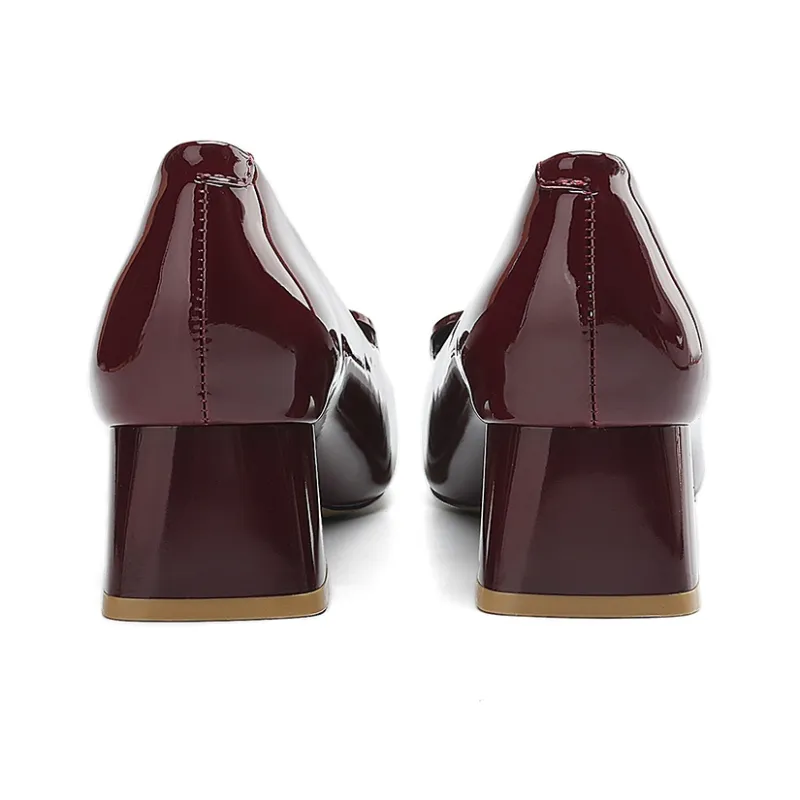 HLA Chunky Heel High Heels 5CM Women's-8