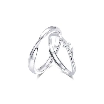 KUMET Sterling Silver Rings Unisex