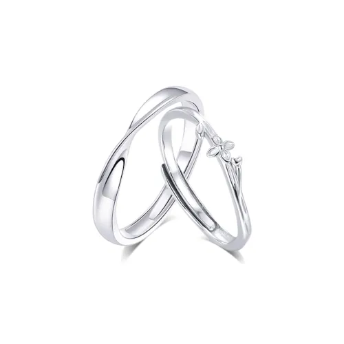 KUMET Sterling Silver Rings Unisex