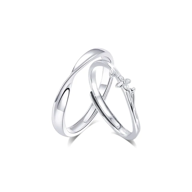 KUMET Sterling Silver Rings Unisex-0