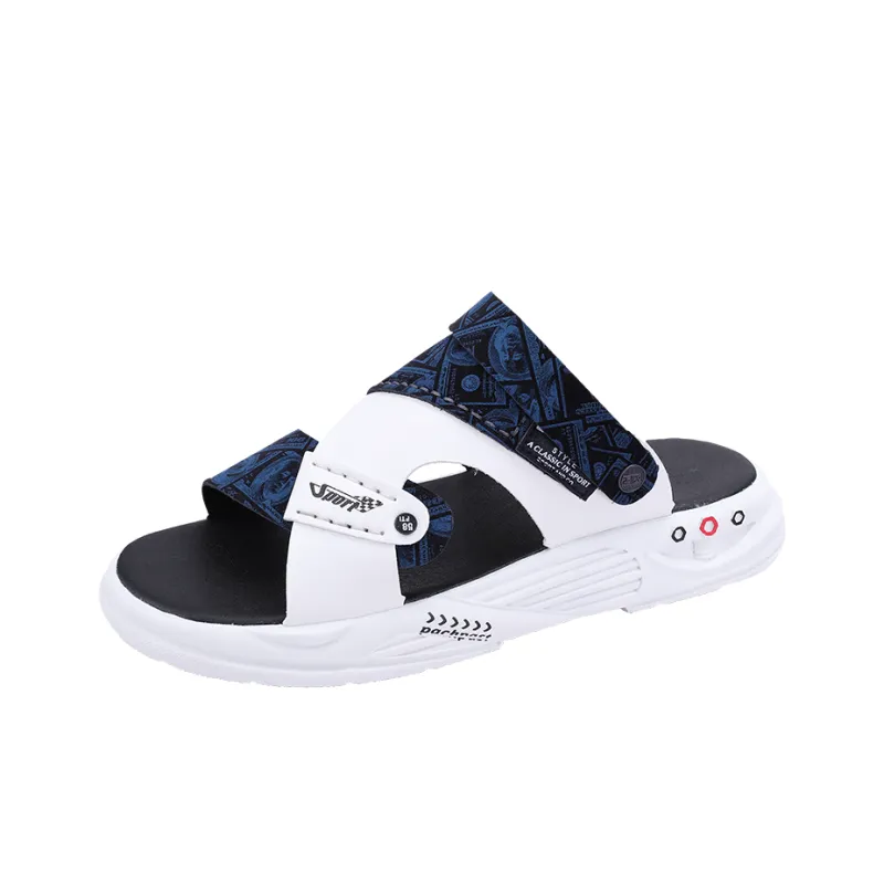 Shiozawa Beach Sandals Men Black, Gray, Blue-8