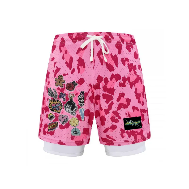 AMBER LIGHT Basketball Shorts Unisex-0