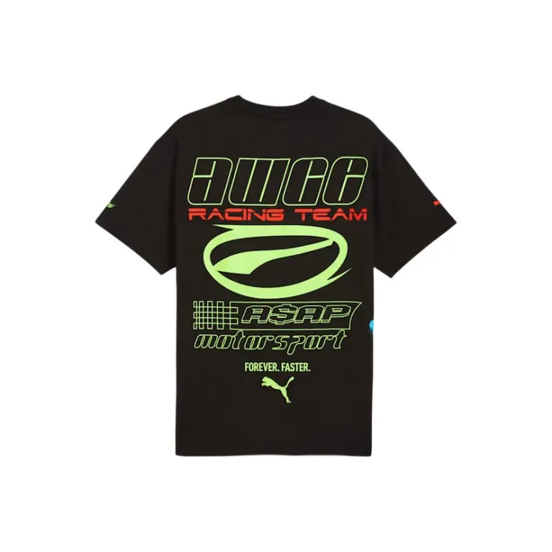 PUMA x A$AP ROCKY A$AP RockyX PUMA SS25 Flacko Drive T Shirt Men's Black-1