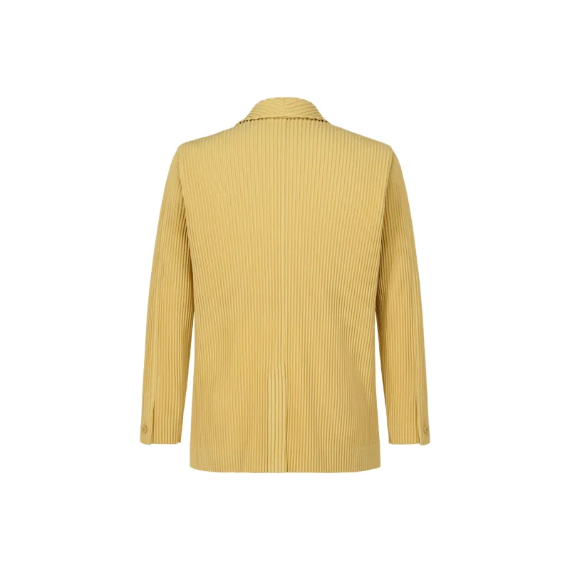 Homme Plissé Issey Miyake Jackets & Coats Men's Light Yellow-1