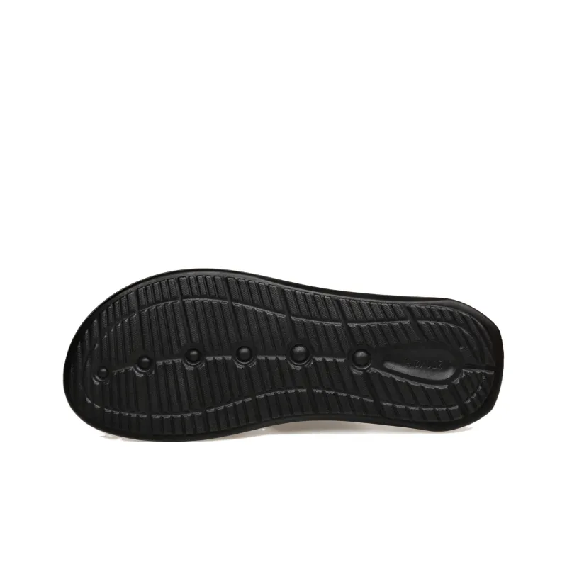 PT'SON Slip Resistant Flip Flops Men's Black-3