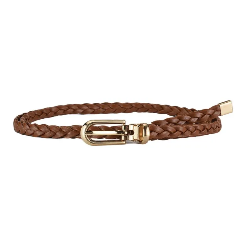 JEANSWEST PU Leather Belts Women's 0.8CM-0
