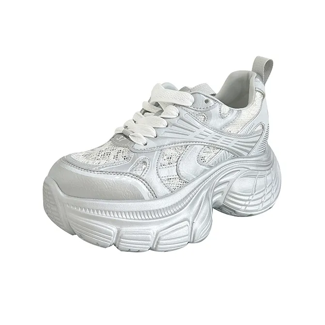 POOQ Low Top Chunky Sneakers Women's-4