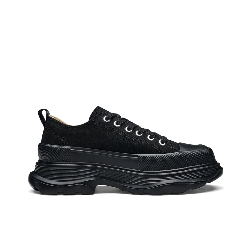 Kappa Back to Back Anti Slip Wear Resistant Low Top Skateboard Shoes Women's Black-1
