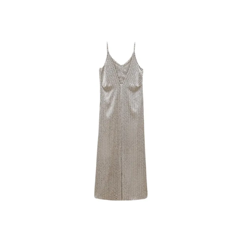 INSUN Slip Dresses Women's Olive Green-4