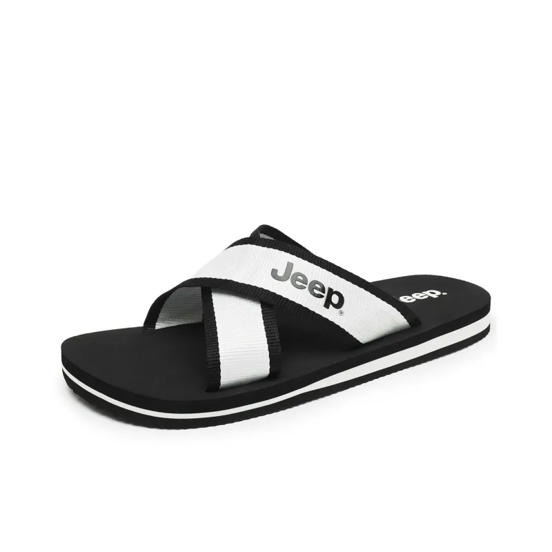Jeep Slip Resistant Odor Resistant Slide Slippers Unisex-6