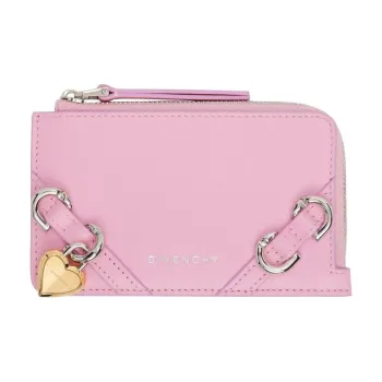 Givenchy Voyou Padlock Card Holder Card Holder Women's Pink