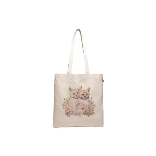 Vans Cotton Tote Bag, Shopping Bag, Handbag, Shoulder Bag Unisex Natural White