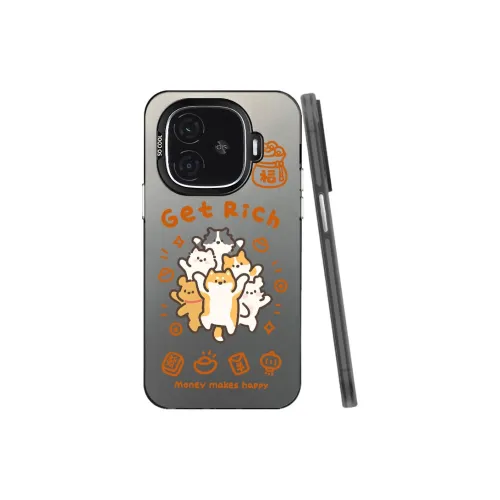 YINZHESHAN PC Material Faux Leather Electroplated Phone Cases Compatibility Vivoxfold3/Xfold3pro