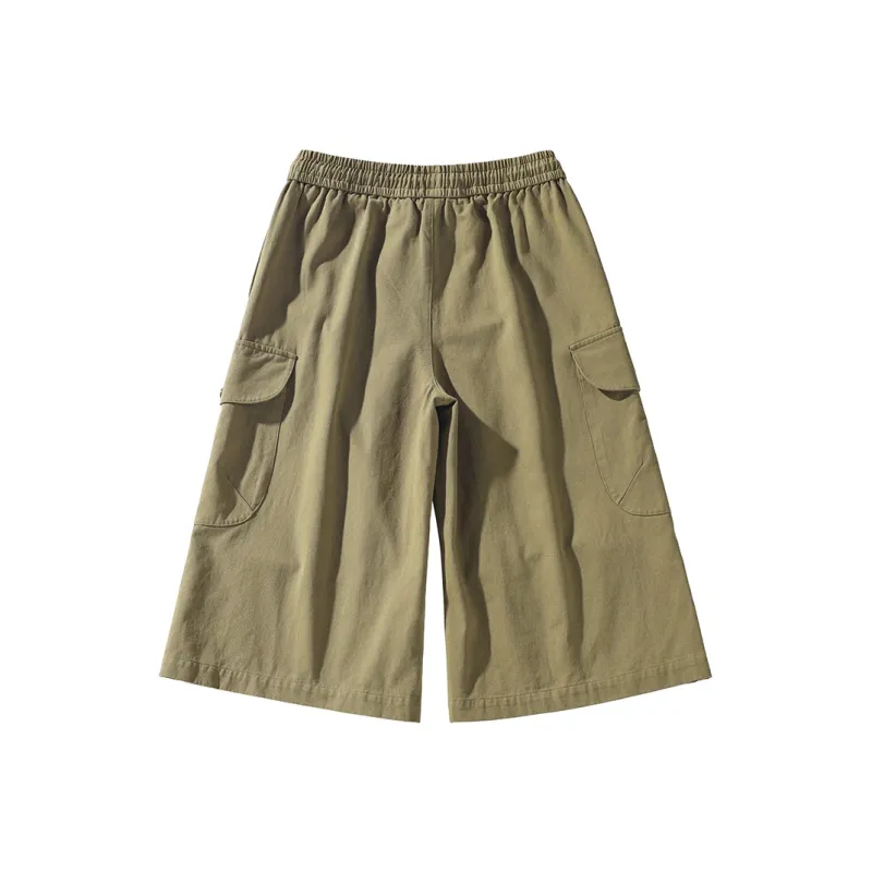 Qnxeey Cargo Shorts Unisex-1