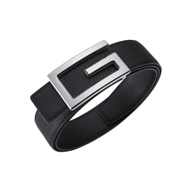 Cheekkiss Top Grain Cow Leather Belts Men's 3.8cm-7